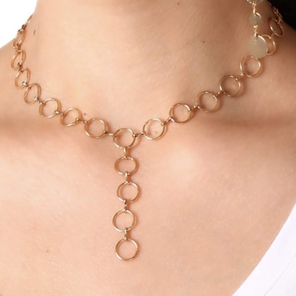 ✨✨🦋Dainty Circle Lariat Necklace 🦋✨✨